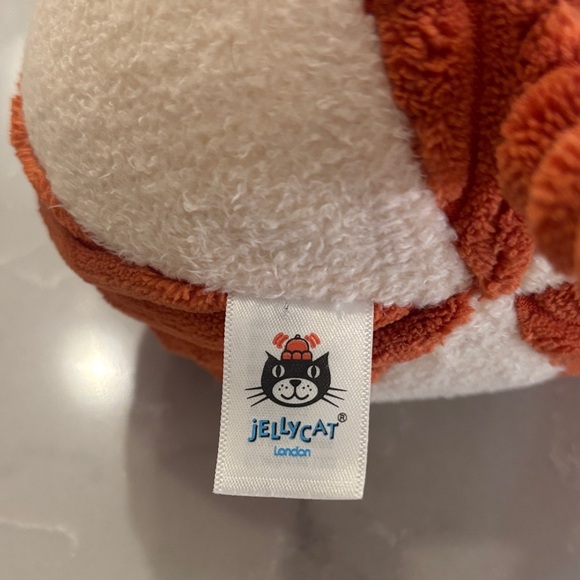 Jellycat Orange and Cream Armadillo Plush - Picture 2 of 4